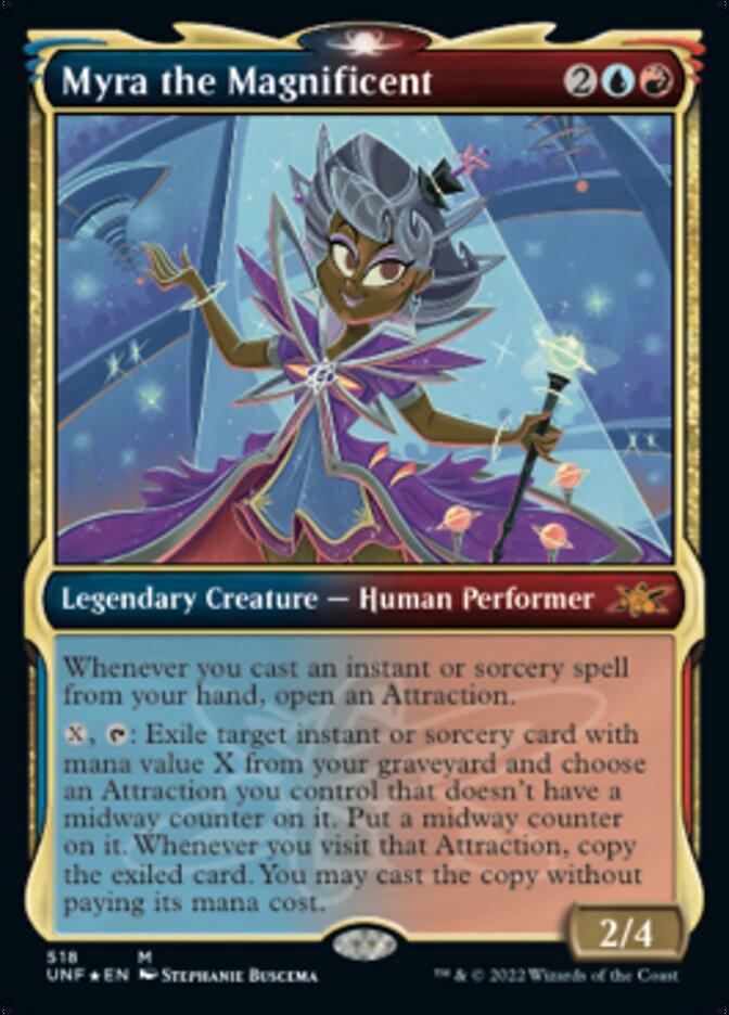 Myra the Magnificent (Showcase) (Galaxy Foil) [Unfinity] | Jomio and Rueliete's Cards and Comics
