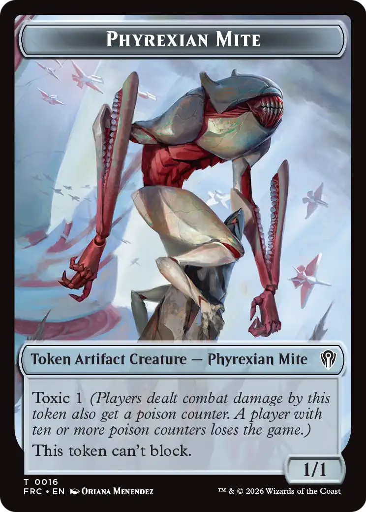Kobolds of Kher Keep // Phyrexian Mite Double-Sided Token [Reality Fracture Commander Tokens] | Jomio and Rueliete's Cards and Comics