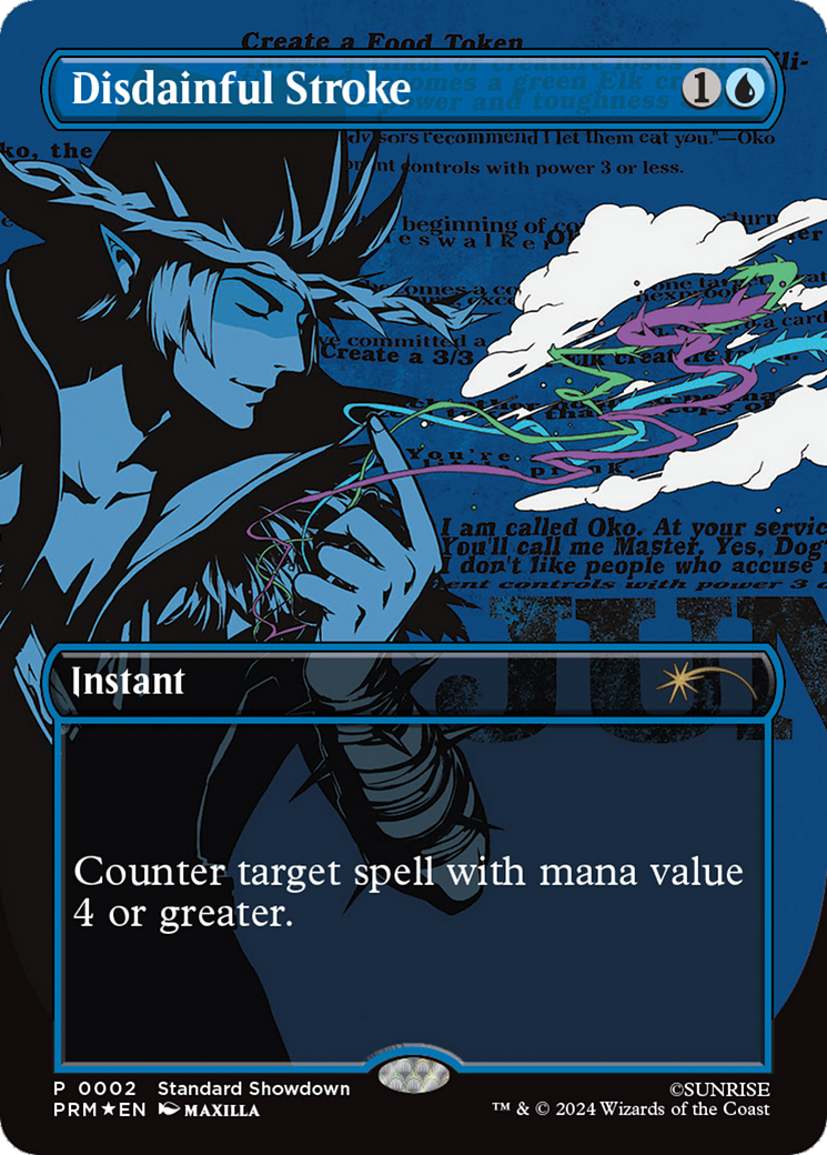 Disdainful Stroke [Standard Showdown Promos] | Jomio and Rueliete's Cards and Comics