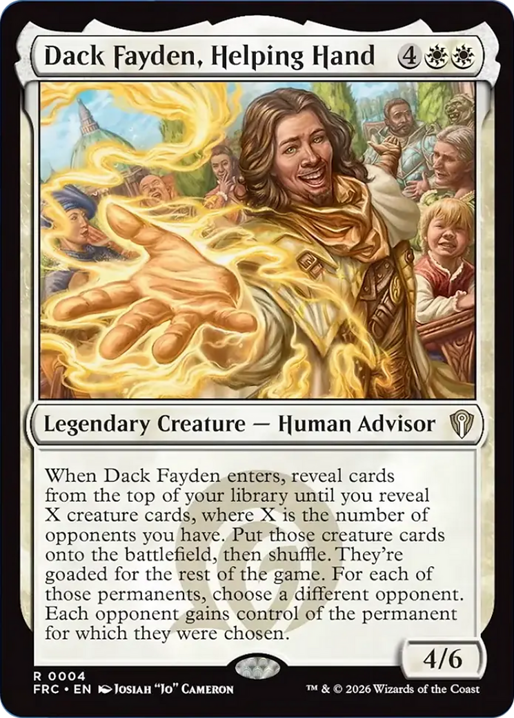 Dack Fayden, Helping Hand [Reality Fracture Commander] | Jomio and Rueliete's Cards and Comics