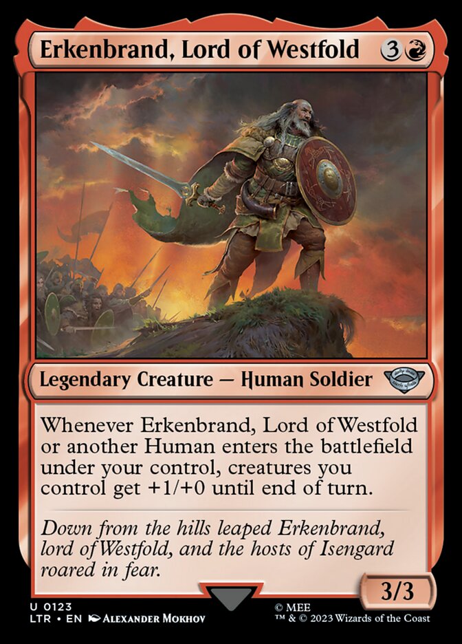 Erkenbrand, Lord of Westfold [The Lord of the Rings: Tales of Middle-Earth] | Jomio and Rueliete's Cards and Comics