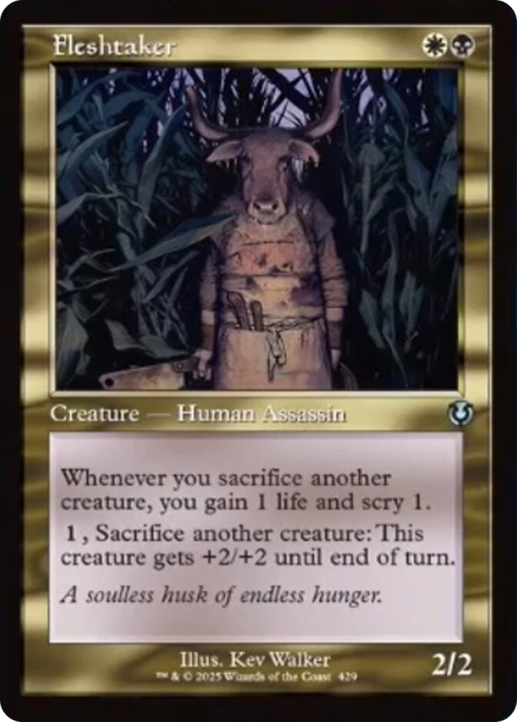 Fleshtaker (Retro Frame) [Innistrad Remastered] | Jomio and Rueliete's Cards and Comics