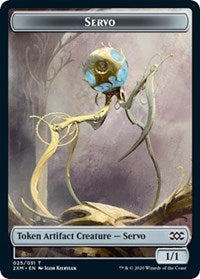 Servo // Shapeshifter Double-Sided Token [Double Masters Tokens] | Jomio and Rueliete's Cards and Comics
