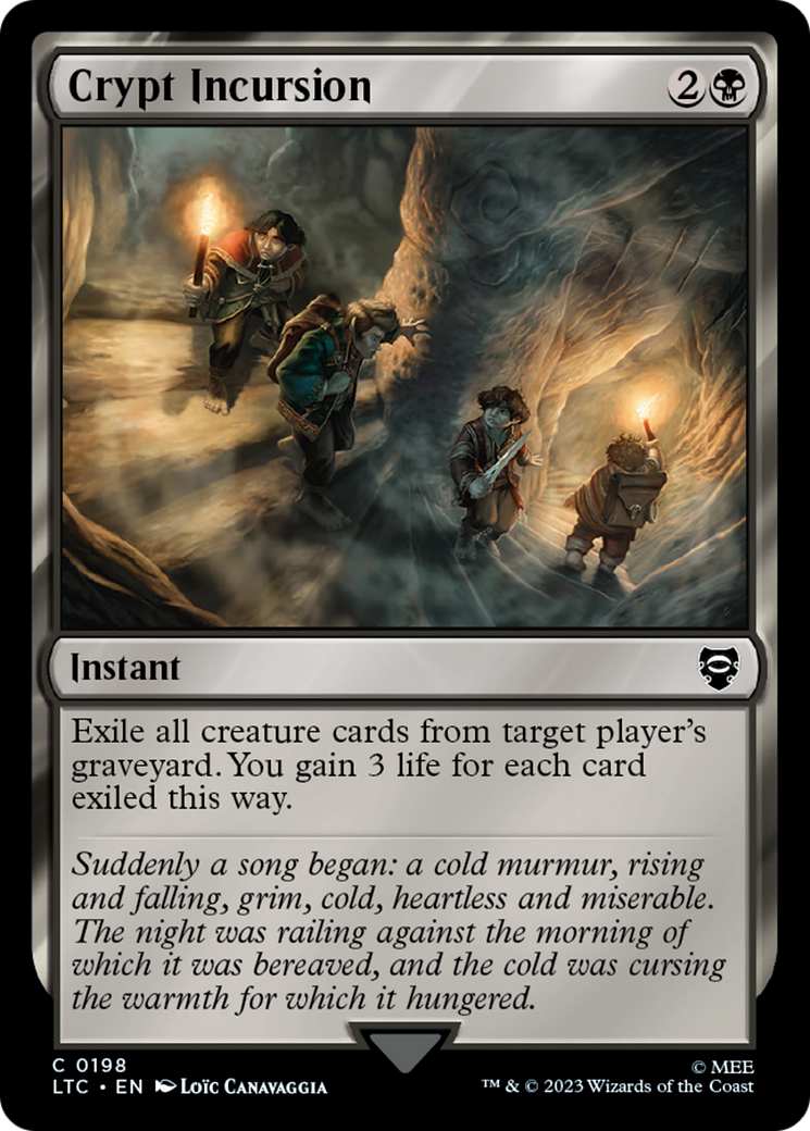 Crypt Incursion [The Lord of the Rings: Tales of Middle-Earth Commander] | Jomio and Rueliete's Cards and Comics