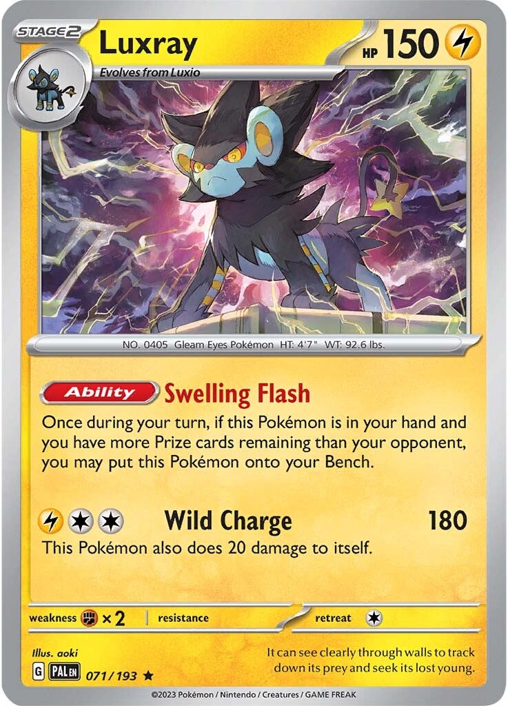 Luxray (071/193) [Scarlet & Violet: Paldea Evolved] | Jomio and Rueliete's Cards and Comics