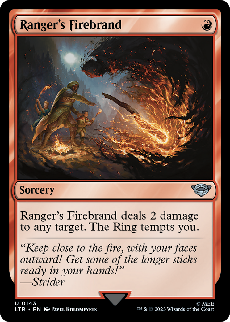 Ranger's Firebrand [The Lord of the Rings: Tales of Middle-Earth] | Jomio and Rueliete's Cards and Comics