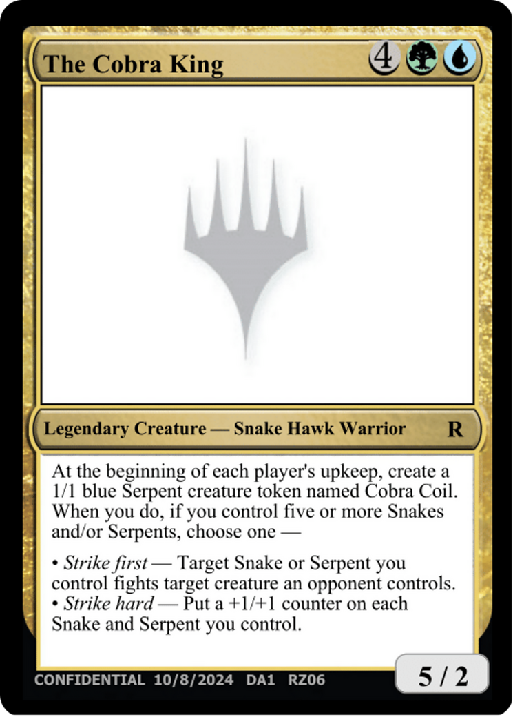 The Cobra King [Unknown Event] | Jomio and Rueliete's Cards and Comics