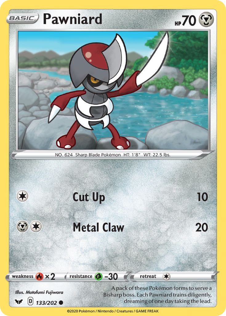 Pawniard (133/202) [Sword & Shield: Base Set] | Jomio and Rueliete's Cards and Comics
