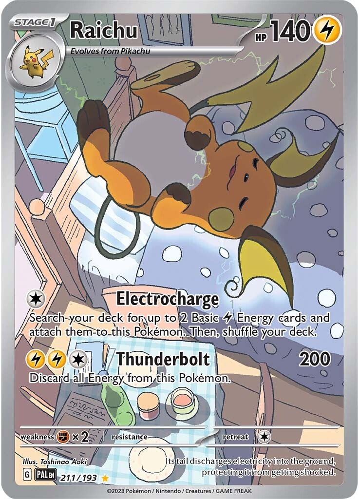 Raichu (211/193) [Scarlet & Violet: Paldea Evolved] | Jomio and Rueliete's Cards and Comics