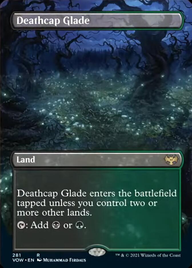 Deathcap Glade (Borderless Alternate Art) [Innistrad: Crimson Vow] | Jomio and Rueliete's Cards and Comics