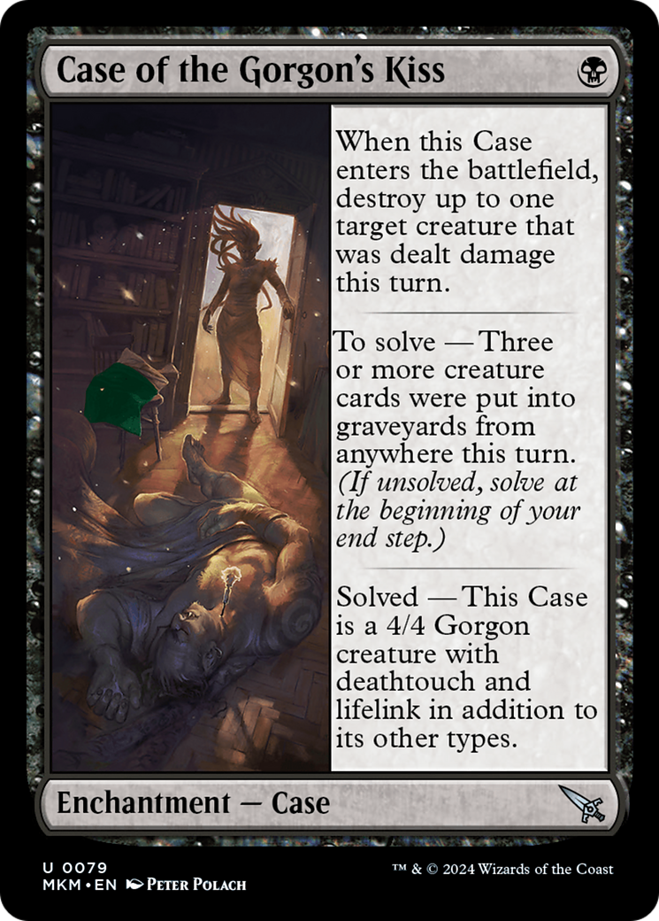 Case of the Gorgon's Kiss (Green) [Murders at Karlov Manor] | Jomio and Rueliete's Cards and Comics