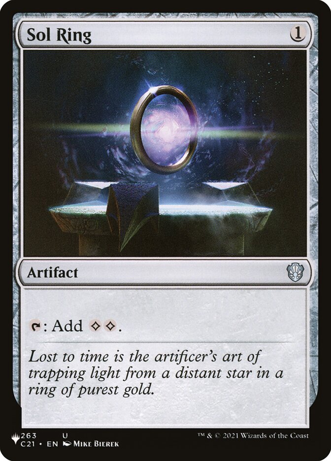 Sol Ring [Secret Lair: Heads I Win, Tails You Lose] | Jomio and Rueliete's Cards and Comics