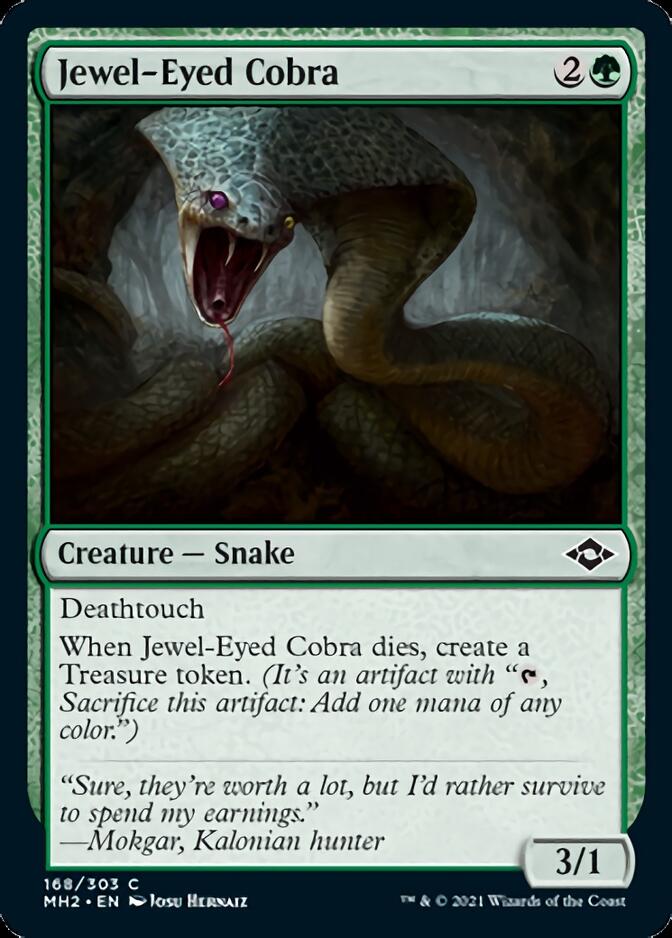 Jewel-Eyed Cobra [Modern Horizons 2] | Jomio and Rueliete's Cards and Comics