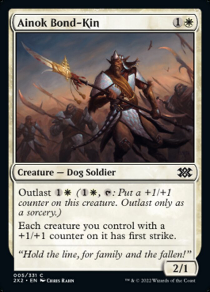 Ainok Bond-Kin [Double Masters 2022] | Jomio and Rueliete's Cards and Comics