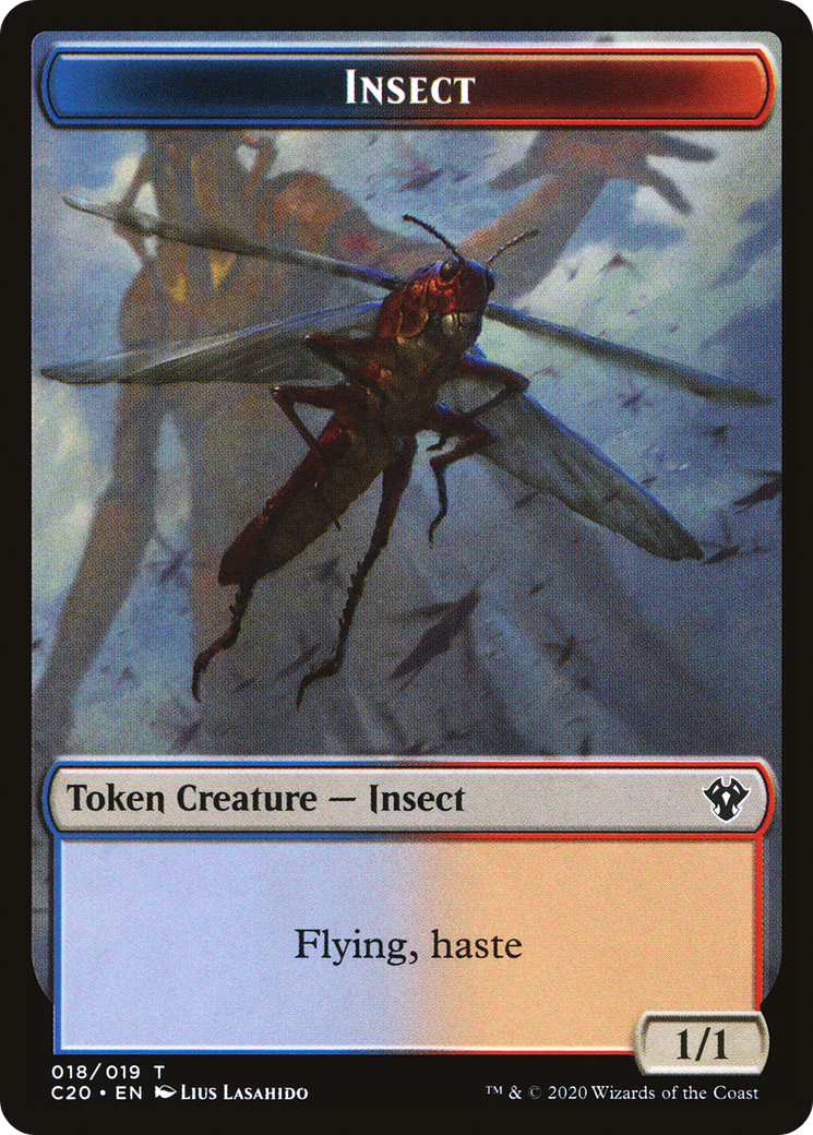 Treasure // Insect Double-Sided Token [Secret Lair: Heads I Win, Tails You Lose Tokens] | Jomio and Rueliete's Cards and Comics