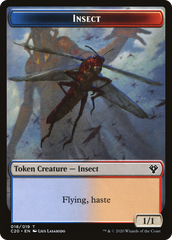Treasure // Insect Double-Sided Token [Secret Lair: Heads I Win, Tails You Lose Tokens] | Jomio and Rueliete's Cards and Comics
