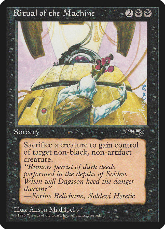 Ritual of the Machine [Alliances] | Jomio and Rueliete's Cards and Comics
