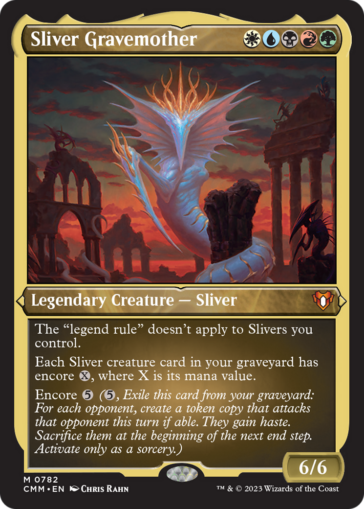 Sliver Gravemother (Display Commander) (Foil Etched) [Commander Masters] | Jomio and Rueliete's Cards and Comics