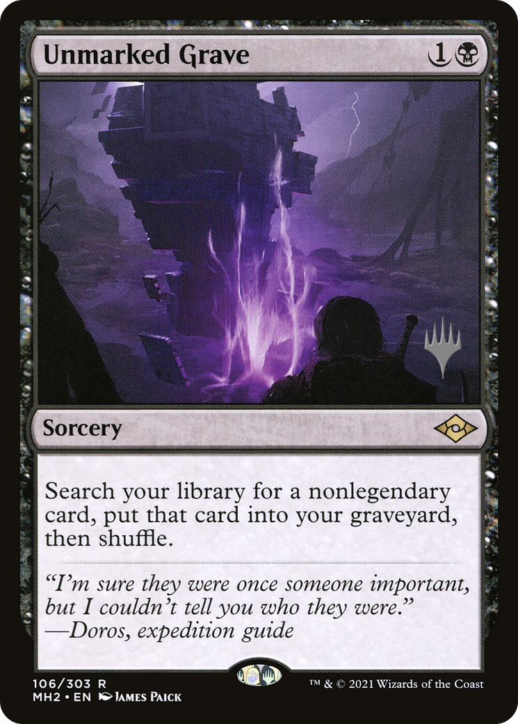 Unmarked Grave (Promo Pack) [Murders at Karlov Manor Promos] | Jomio and Rueliete's Cards and Comics