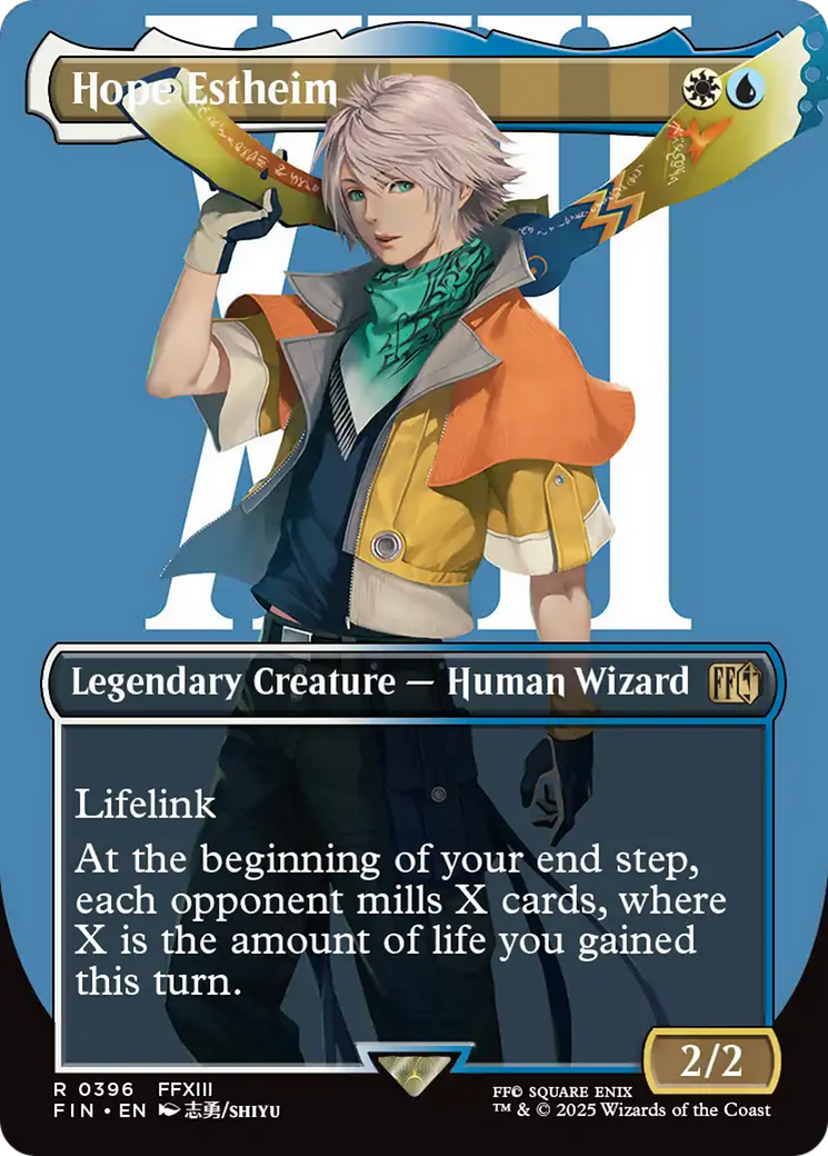 Hope Estheim (Borderless) [FINAL FANTASY] | Jomio and Rueliete's Cards and Comics