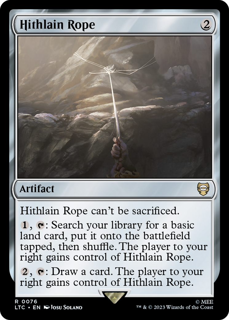Hithlain Rope [The Lord of the Rings: Tales of Middle-Earth Commander] | Jomio and Rueliete's Cards and Comics