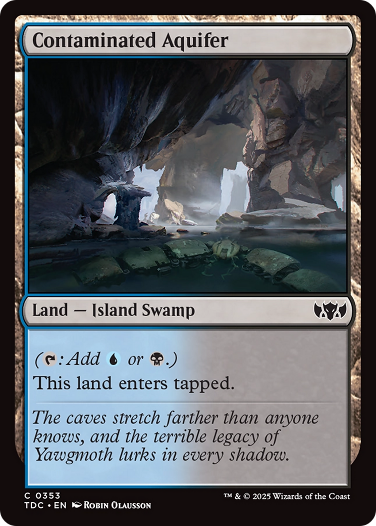 Contaminated Aquifer [Tarkir: Dragonstorm Commander] | Jomio and Rueliete's Cards and Comics