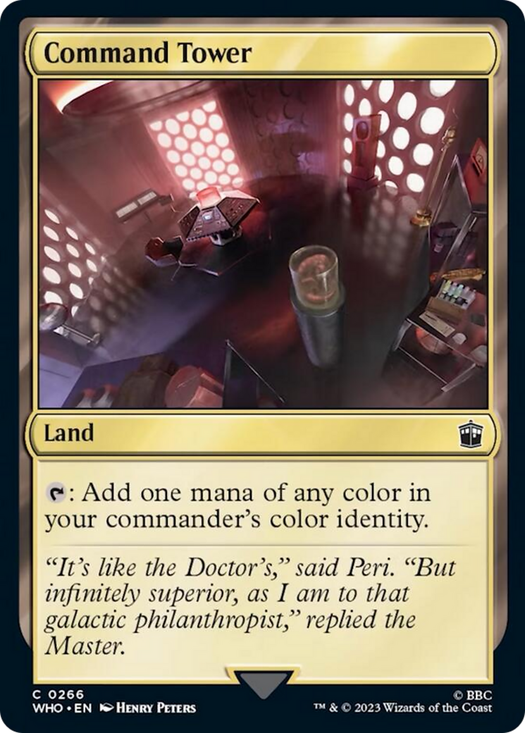 Command Tower (0266) [Doctor Who] | Jomio and Rueliete's Cards and Comics