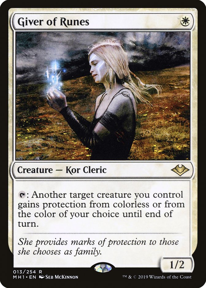 Giver of Runes [Modern Horizons] | Jomio and Rueliete's Cards and Comics