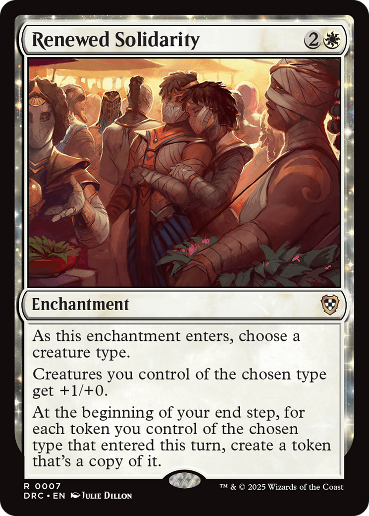Renewed Solidarity [Aetherdrift Commander] | Jomio and Rueliete's Cards and Comics