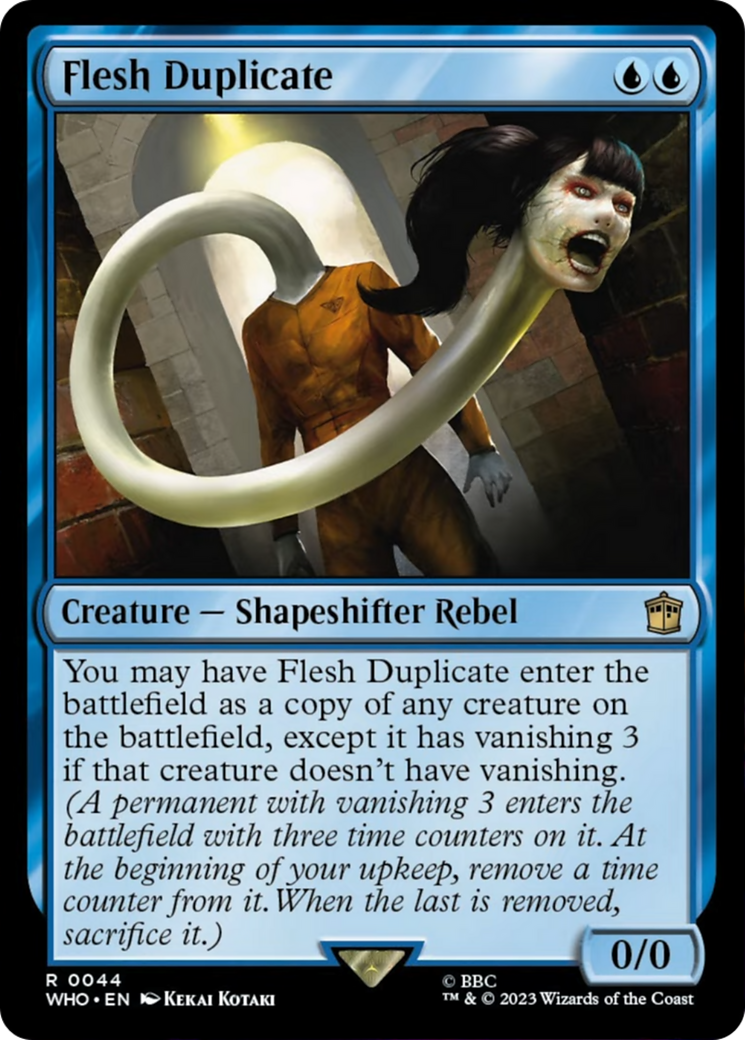 Flesh Duplicate [Doctor Who] | Jomio and Rueliete's Cards and Comics