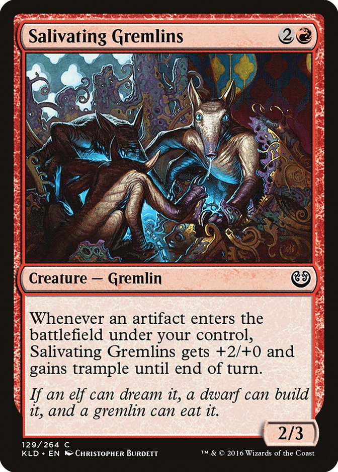 Salivating Gremlins [Kaladesh] | Jomio and Rueliete's Cards and Comics