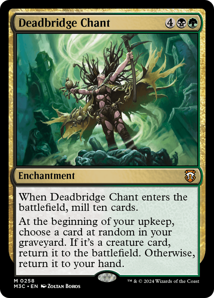 Deadbridge Chant (Ripple Foil) [Modern Horizons 3 Commander] | Jomio and Rueliete's Cards and Comics