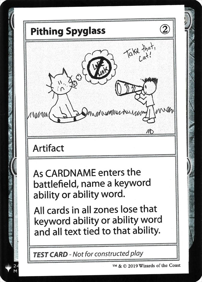 Pithing Spyglass [Mystery Booster Playtest Cards] | Jomio and Rueliete's Cards and Comics