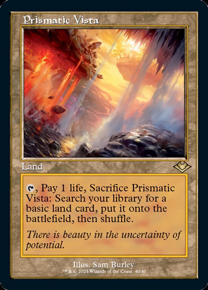 Prismatic Vista (Retro Foil Etched) [Modern Horizons] | Jomio and Rueliete's Cards and Comics