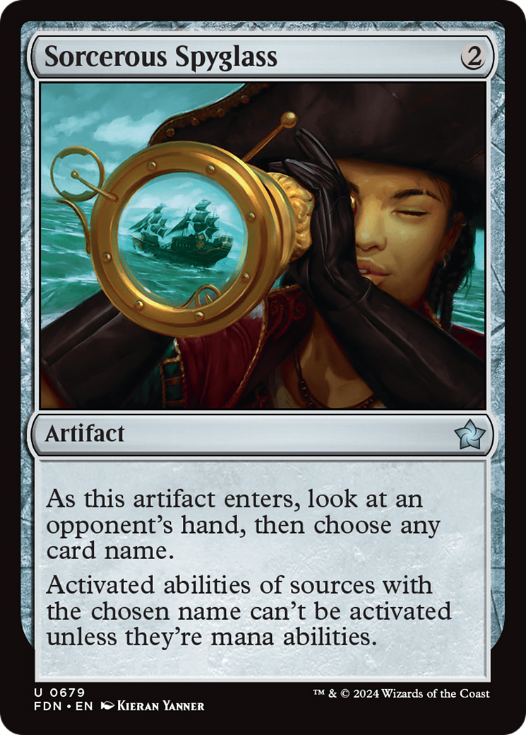 Sorcerous Spyglass [Foundations] | Jomio and Rueliete's Cards and Comics