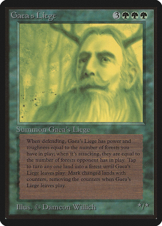 Gaea's Liege [Beta Edition] | Jomio and Rueliete's Cards and Comics