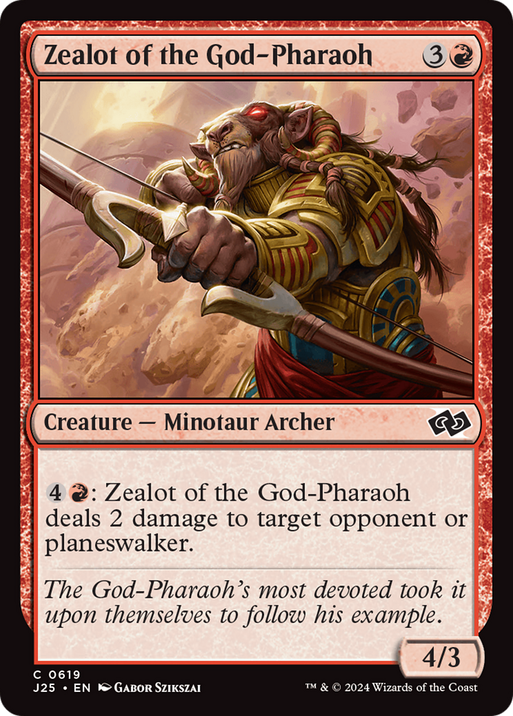 Zealot of the God-Pharaoh [Foundations Jumpstart] | Jomio and Rueliete's Cards and Comics