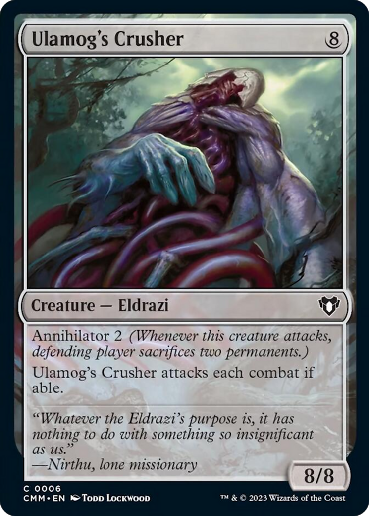 Ulamog's Crusher [Commander Masters] | Jomio and Rueliete's Cards and Comics