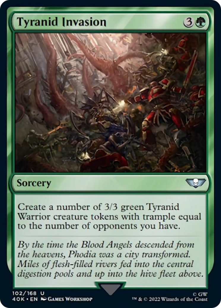 Tyranid Invasion [Warhammer 40,000] | Jomio and Rueliete's Cards and Comics