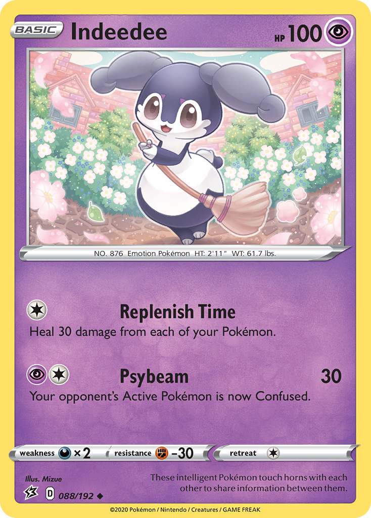 Indeedee (088/192) [Sword & Shield: Rebel Clash] | Jomio and Rueliete's Cards and Comics