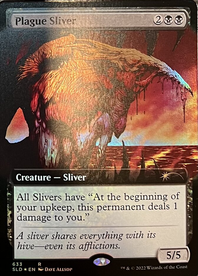 Plague Sliver (Extended Art) [Secret Lair Drop Promos] | Jomio and Rueliete's Cards and Comics
