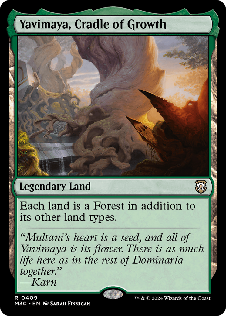 Yavimaya, Cradle of Growth (Ripple Foil) [Modern Horizons 3 Commander] | Jomio and Rueliete's Cards and Comics