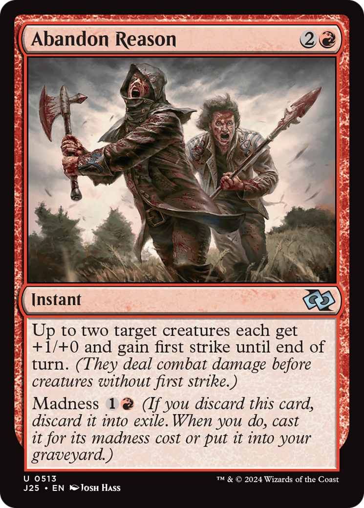 Abandon Reason [Foundations Jumpstart] | Jomio and Rueliete's Cards and Comics