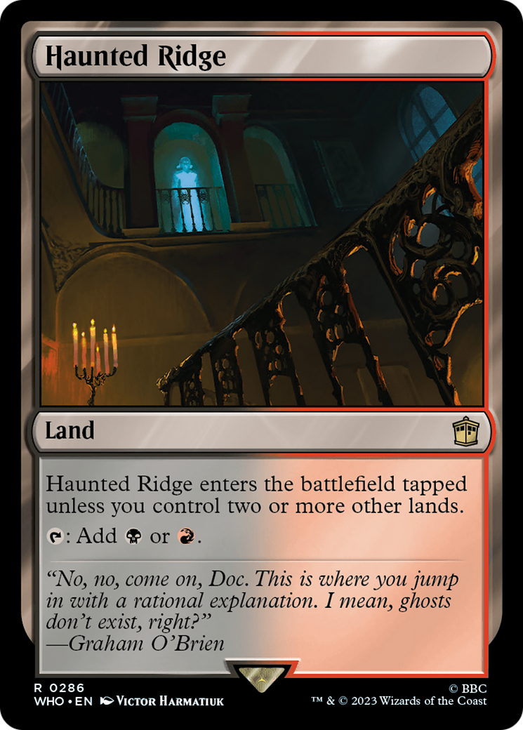 Haunted Ridge [Doctor Who] | Jomio and Rueliete's Cards and Comics