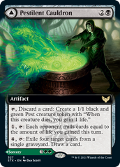 Pestilent Cauldron // Restorative Burst (Extended Art) [Strixhaven: School of Mages] | Jomio and Rueliete's Cards and Comics