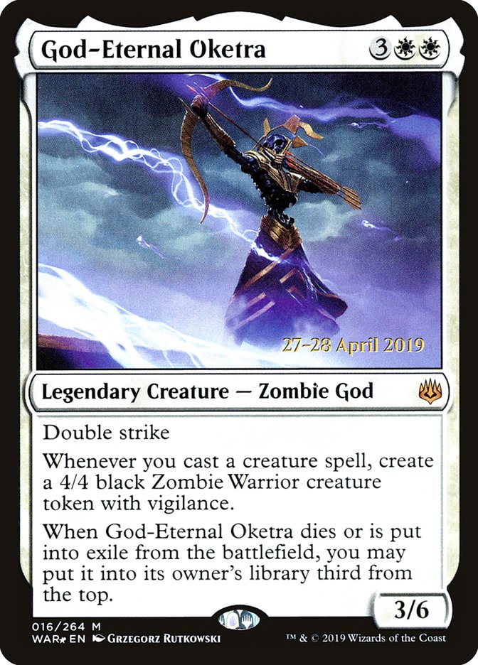God-Eternal Oketra [War of the Spark Prerelease Promos] | Jomio and Rueliete's Cards and Comics