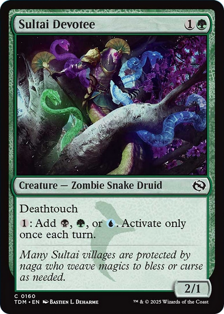 Sultai Devotee [Tarkir: Dragonstorm] | Jomio and Rueliete's Cards and Comics