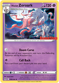 Hisuian Zoroark (076/196) (GameStop) [Sword & Shield: Lost Origin] | Jomio and Rueliete's Cards and Comics