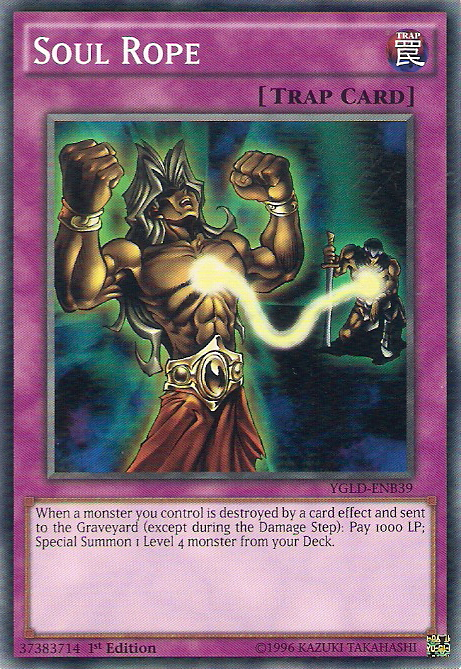 Soul Rope [YGLD-ENB39] Common | Jomio and Rueliete's Cards and Comics