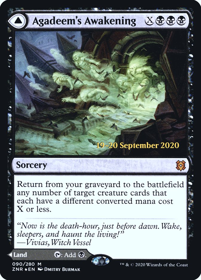 Agadeem's Awakening // Agadeem, the Undercrypt [Zendikar Rising Prerelease Promos] | Jomio and Rueliete's Cards and Comics
